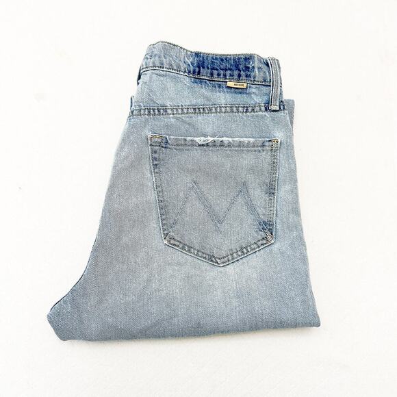 Mother Superior The Huffy Flood Mercy Button Fly Ripped Denim Jeans Size 28 - Picture 1 of 11